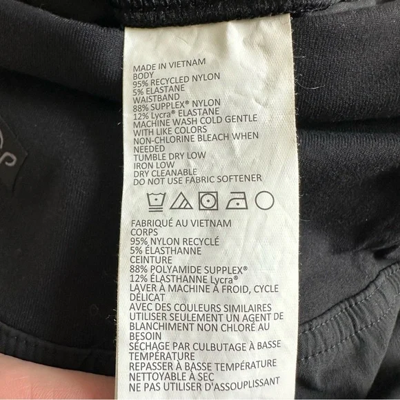 prAna Summit Joggers Black Size Medium Women’s Active Hiking Pants Athleisure - Picture 12 of 12